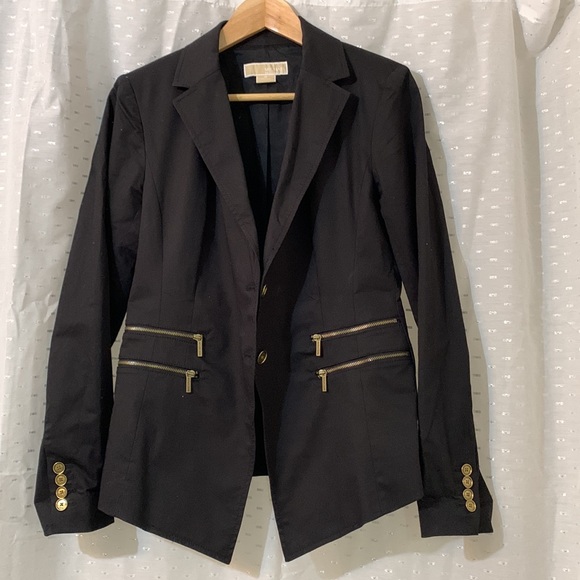🌟Host Pick✨MICHAEL Michael Kors-Asymmetrical Fitted Blazer EUC - Picture 5 of 10